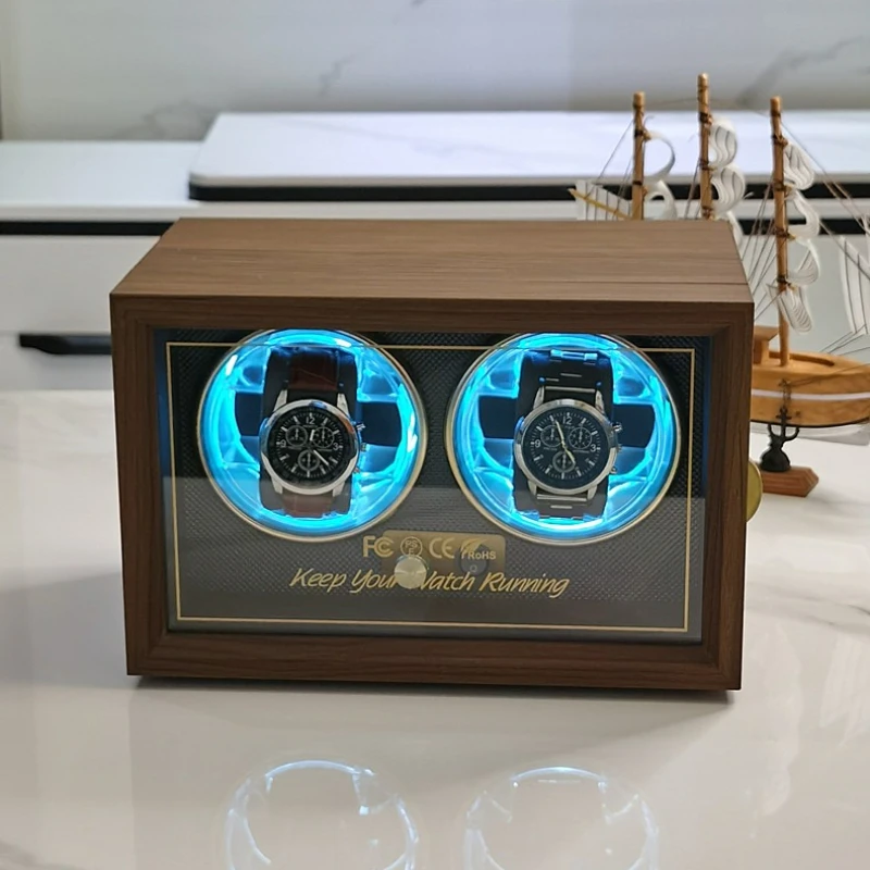 Watch Winder Box Case Display Automatic Swivel Rotating Motor for Mechanical Watches Storage Organizer Durable Quiet Home
