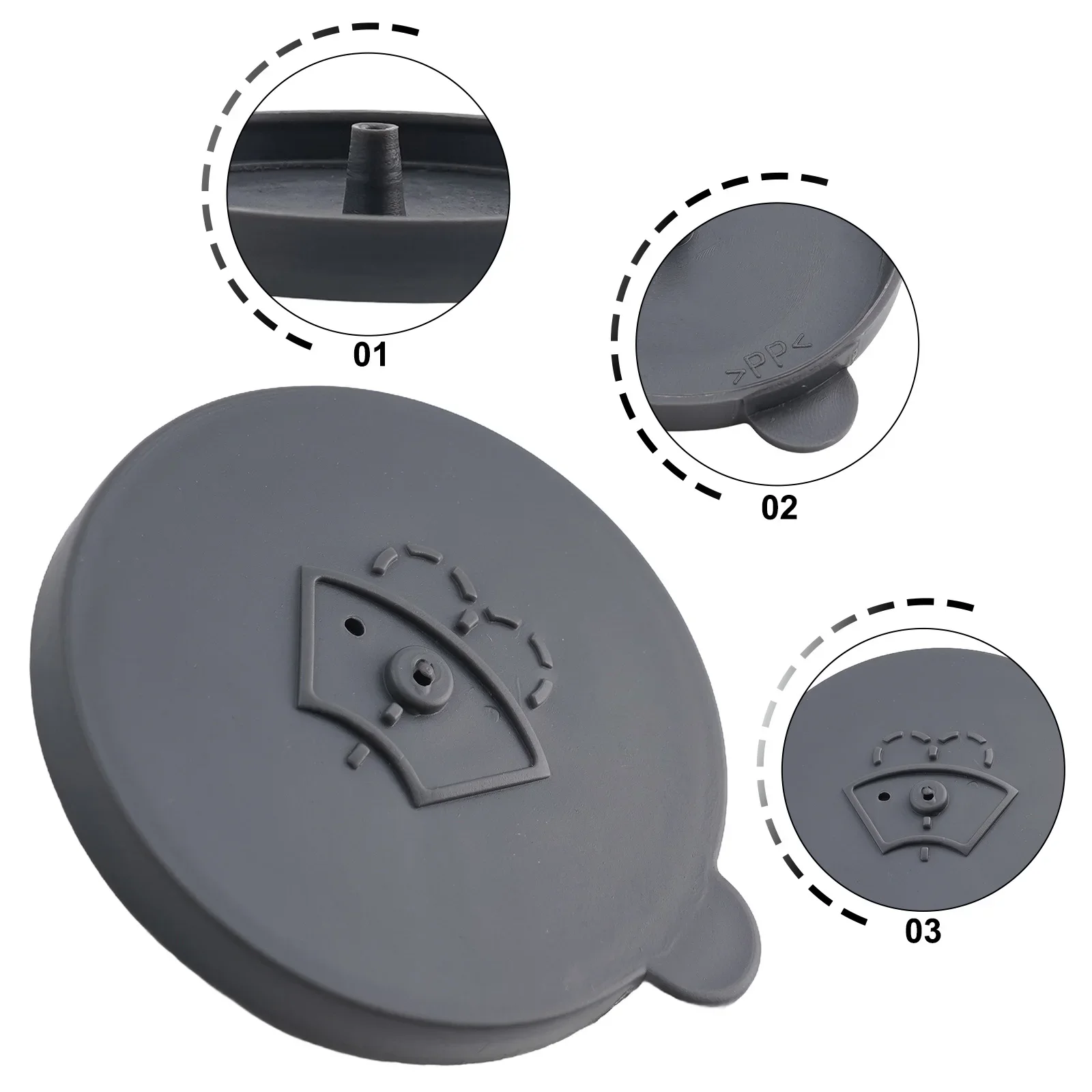 

Part Cover Trim Windshield Wiper 1pc Accessories For Nissan 350Z 2002-2009 Front Reservoir Bottle Cap High Quality