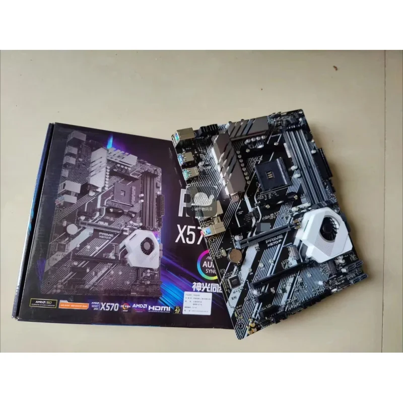 محاصر لـ ASUS PRIME X570 -P لعبة الكمبيوتر المكتبي أكل الدجاج Ryzen اللوحة الرئيسية AM4 5600