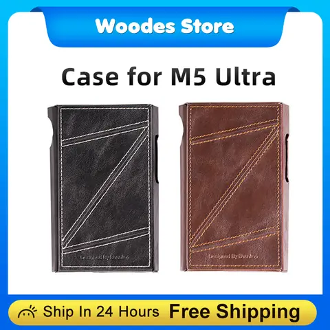 SHANLING-Étui en cuir pour M5 Ultra