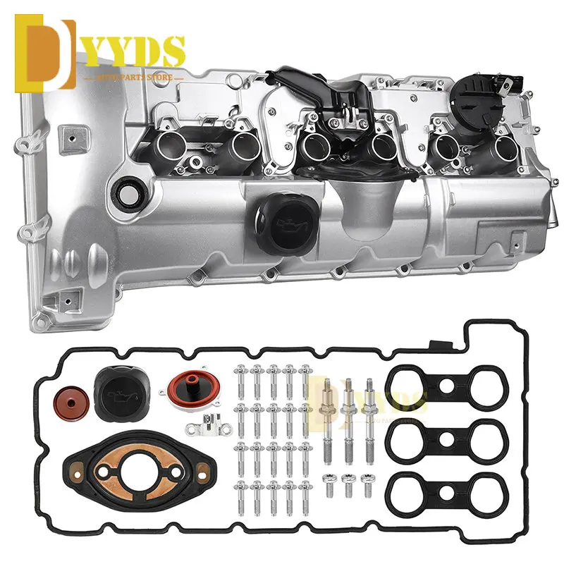 Крышка клапана двигателя с прокладками для BMW 128i 328i 528i 328xi 528xi 328i X3 X5 Z4 L6 3.0L 11127548196 11127552281 2006-2013 гг. Крышка клапана двигателя с прокладками для BMW 128i 328i 528i 328xi 528xi 328i X3 X5 Z4 L6 3.0L 11127548196 11127552281 2006-2013 гг.