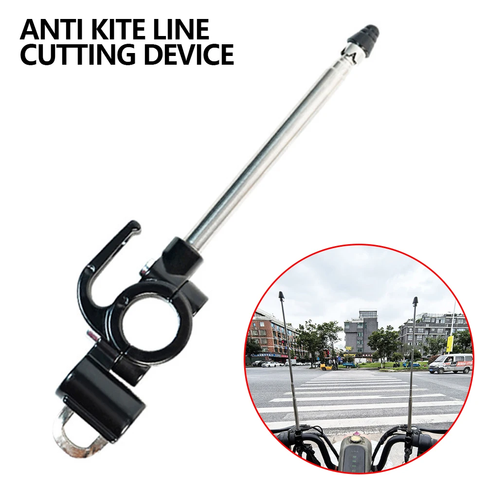 Universal Motorcycle Anti Kite Line Cutting Device Anti Cutting Throat Antenna Scooter Motorcycle Flagpole Riding Modification