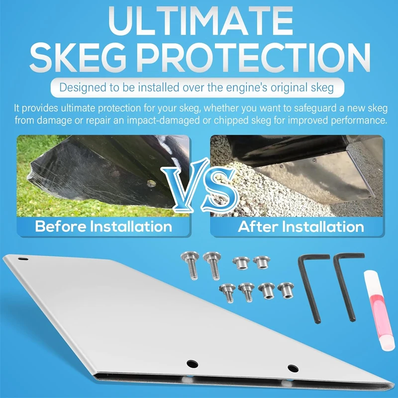 Marine Engines Inboard Skeg Protection 35-SS645  Fit for Suzuki 150-225 HP 2&4 Stroke, Yamaha 115-350 HP 2&4 Stroke & Mercury
