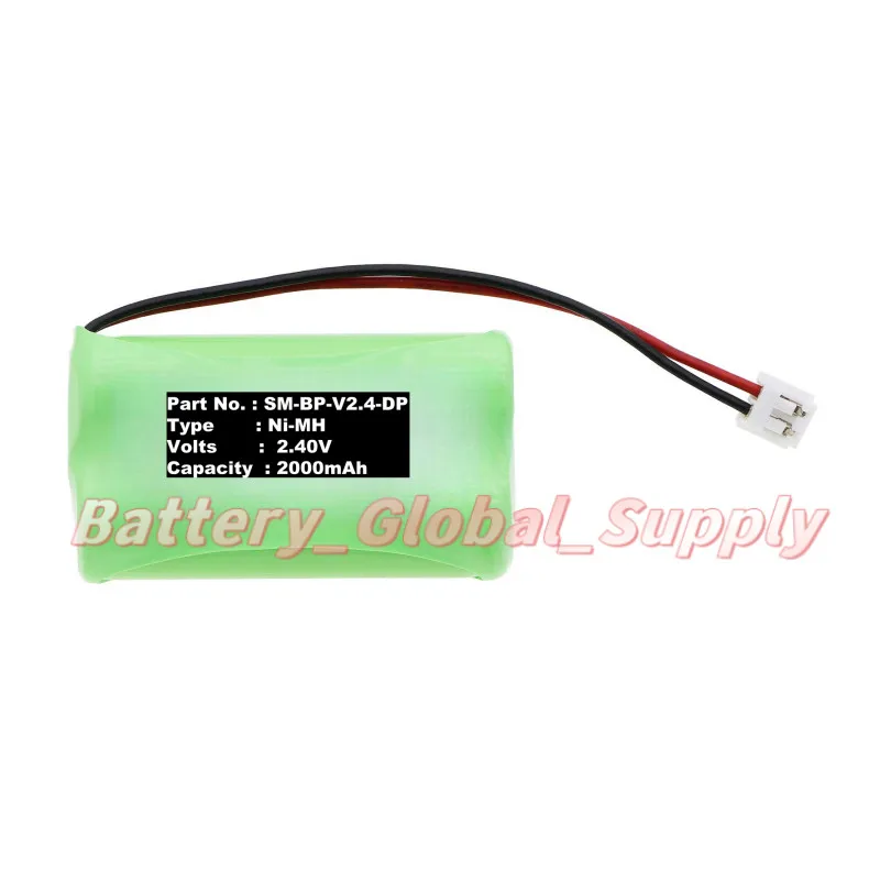 

SM-BP-V2.4-DP 6 2.4v 2000mah Replacement battery, fast delivery -