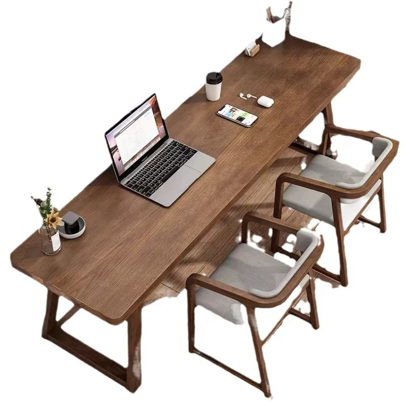 جميع مكاتب الدراسة المصنوعة من الخشب الصلب، طاولة الدراسة المنزلية البسيطة، مكتب الكتابة لغرفة النوم #1