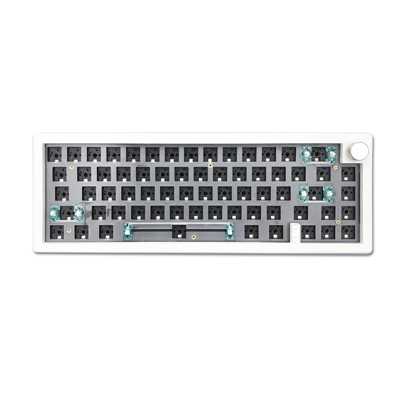 Imagem -06 - Kit de Teclado Mecânico Rgb Backlight Bluetooth 2.4g Mode Personalizado Faça Você Mesmo Quente Gmk67-wireless