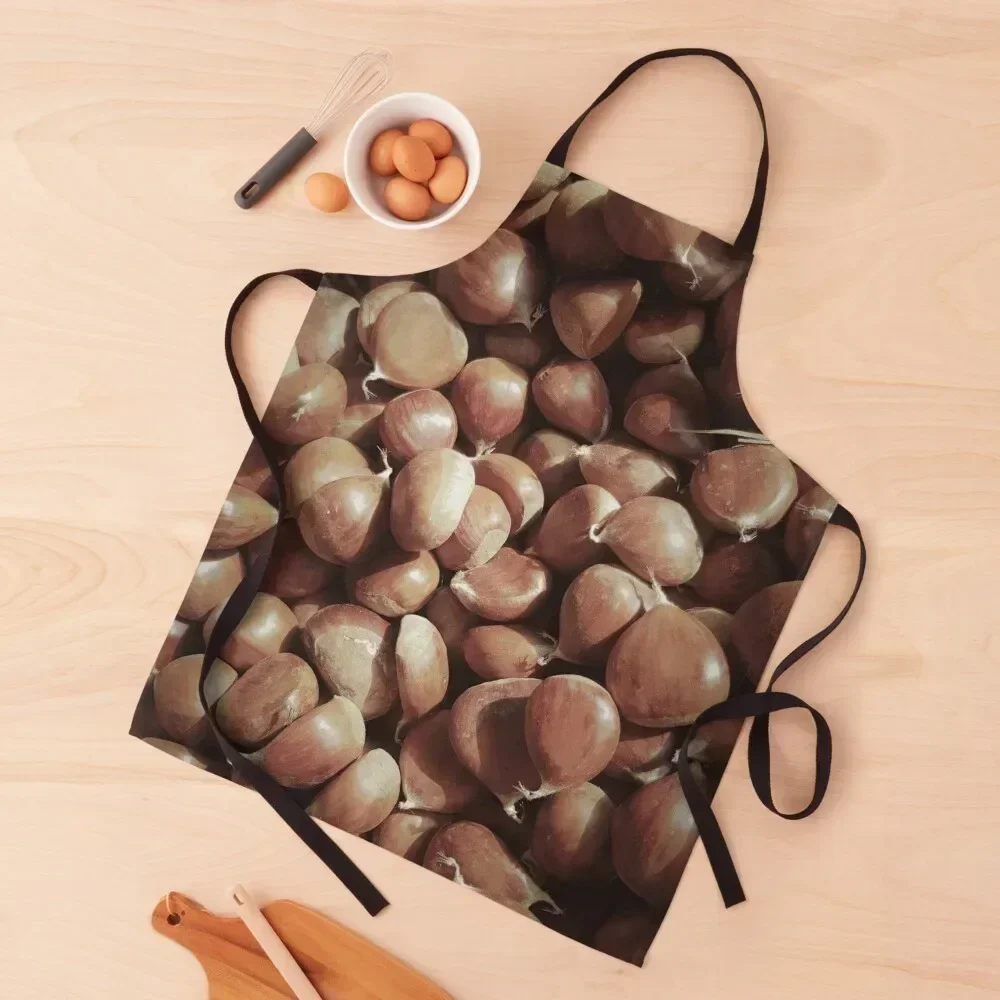 

Fresh autumn chestnuts Apron Cute Kitchen Men gift For Kitchen Nursing Apron