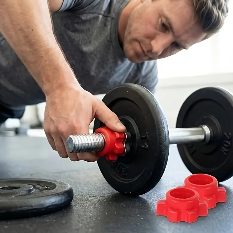 4/10/20Pcs Dumbbell Bar Nut Plastic Fixing Screw Collar Replacement Fitness Equipment Accessories Barbell Locking Nut