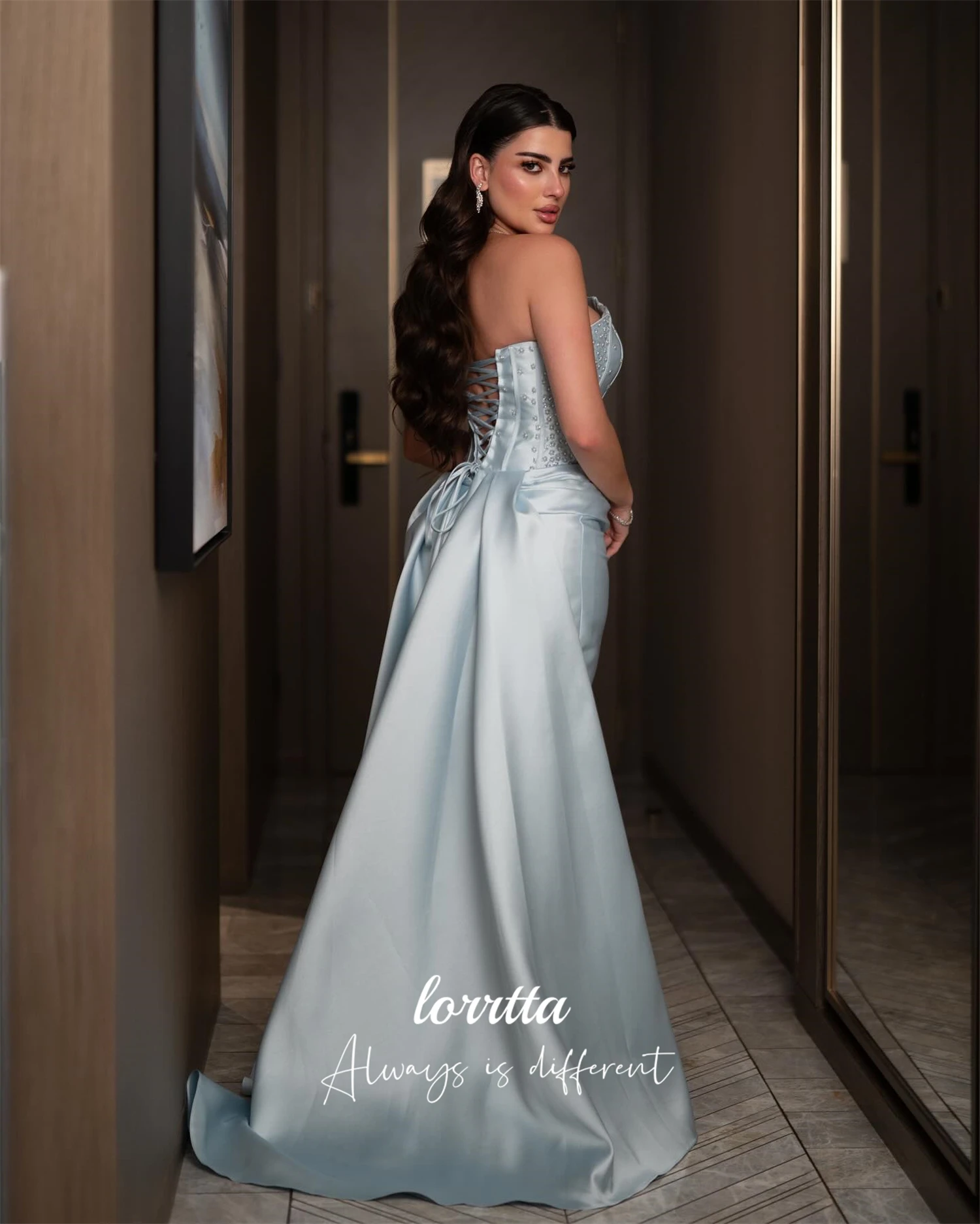 Loretta Maßgeschneidertes Ballkleid, Geburtstagskleid, Damen, sexy Hochzeitsgastkleider, edle Meerjungfrau-Sommerkleider, elegantes Partykleid