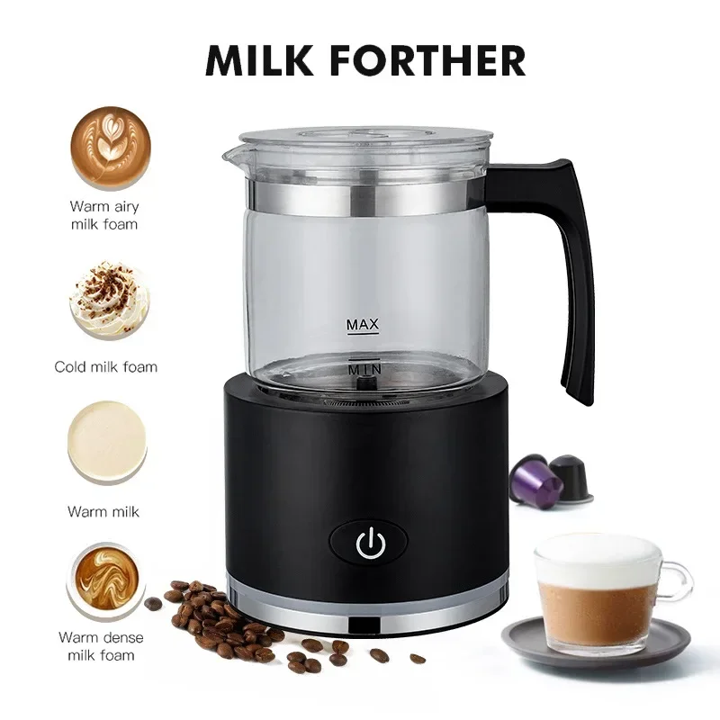 Electric Bubble Maker Automatic Milk Frother Foamer Mixer Heater Latte Cappuccino Hot Foam Warmer Fancy Coffee Machine 110V/220V