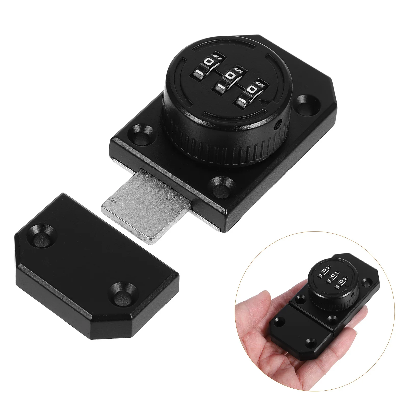 

1 Set Password For Cabinet Combination Latch Closet Barn Door Locks For Adults Kitchen Cabinet Lock Wardrobe Lock Door Latch