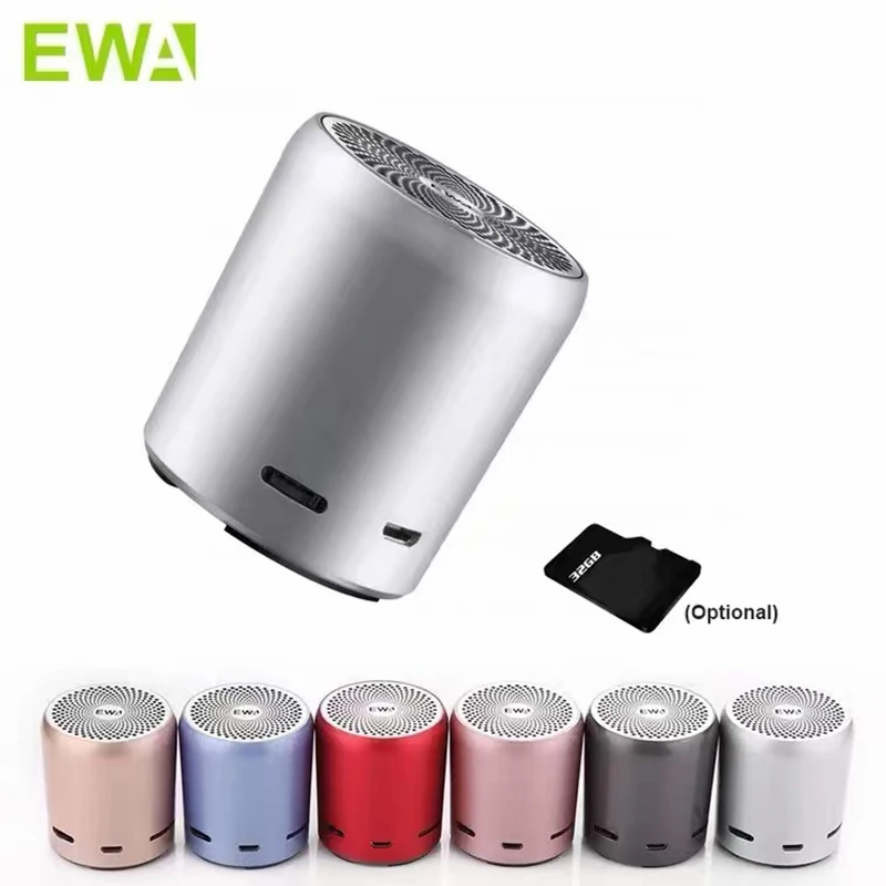 EWA A107S Mini Bluetooth Mobile Computer Speaker Wireless Outdoor Portable Car TWS Interconnected Waterproof Subwoofer Sound