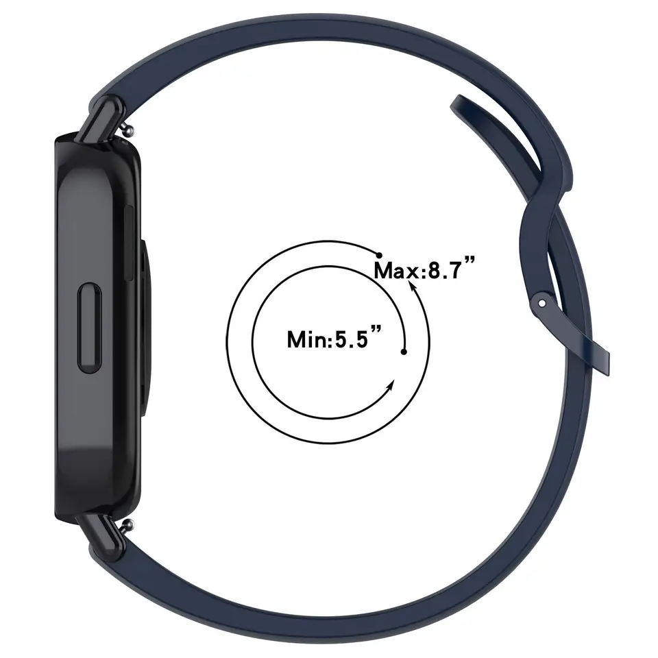 سوار سيليكون لساعة Realme Watch 5، إكسسوارات رياضية، سوار لساعات Realme Watch 2 و2 Pro/3 و3 Pro/S2/S S Pro، مقاس 22 مم - 6