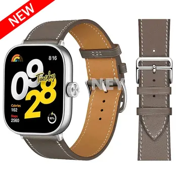 Lederen horlogeband voor Redmi horloge 4-band Smart single tour Armband Loop Horlogeband correa voor xiaomi mi band 8 pro Accessoires