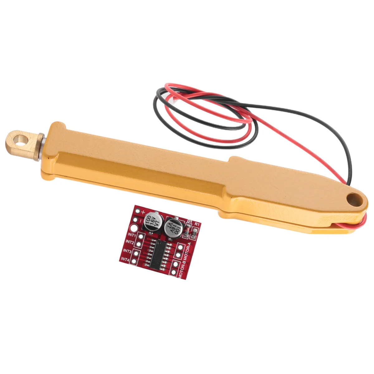 N20 Elektrische Volledig Metalen Duwstang Duwstang voor Rc Graafmachine Dump Truck Metalen Cilinder met Motor Drive Board -12V