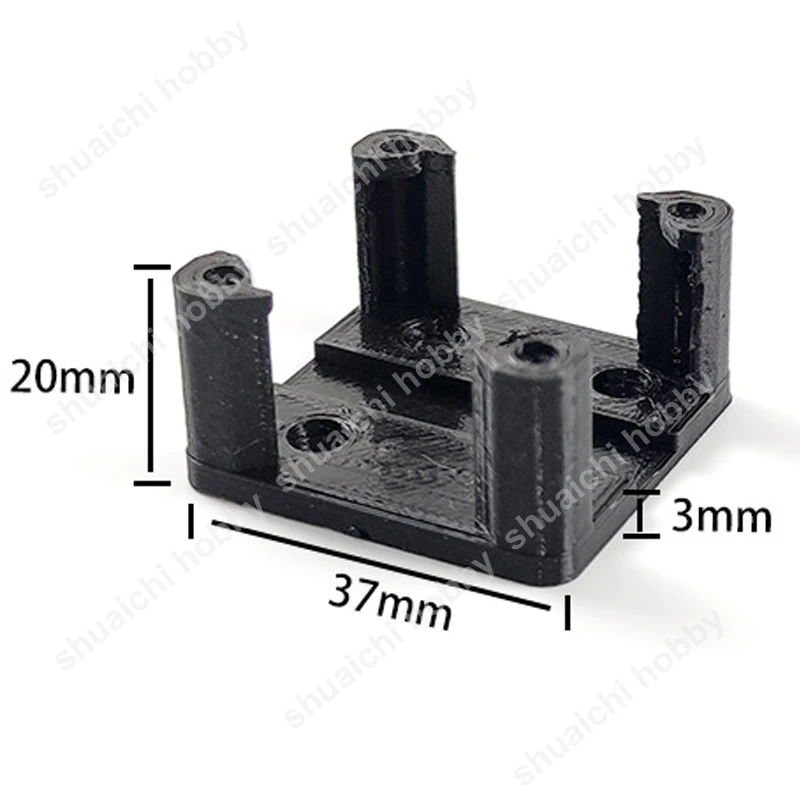 1Set 3D Printed TPU FPV Drone VTX Module Mounting Seat for DJI O3 Air Unit Image Transmitter Fixing Bracket 20x20mm Hole Pitch