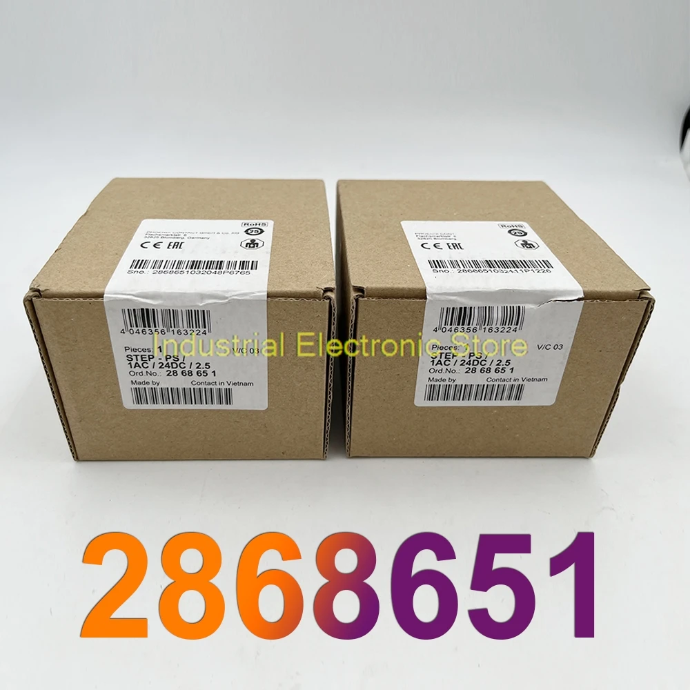 

Unit -STEP-PS-1AC/24DC/2.5 For Phoenix Power Supply 2868651