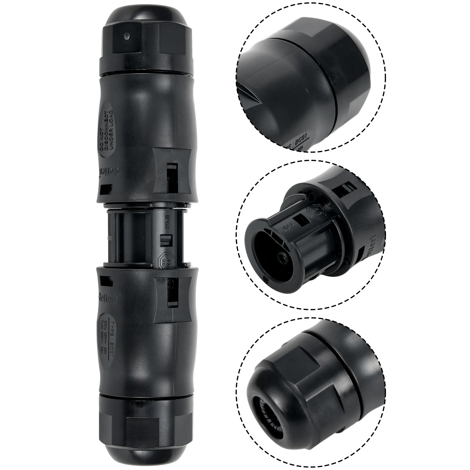 Business & Industrial BC01 presa spina spina accoppiamento 0.8mm 3 core durevole caldo utile per Micro-inverter APsystems
