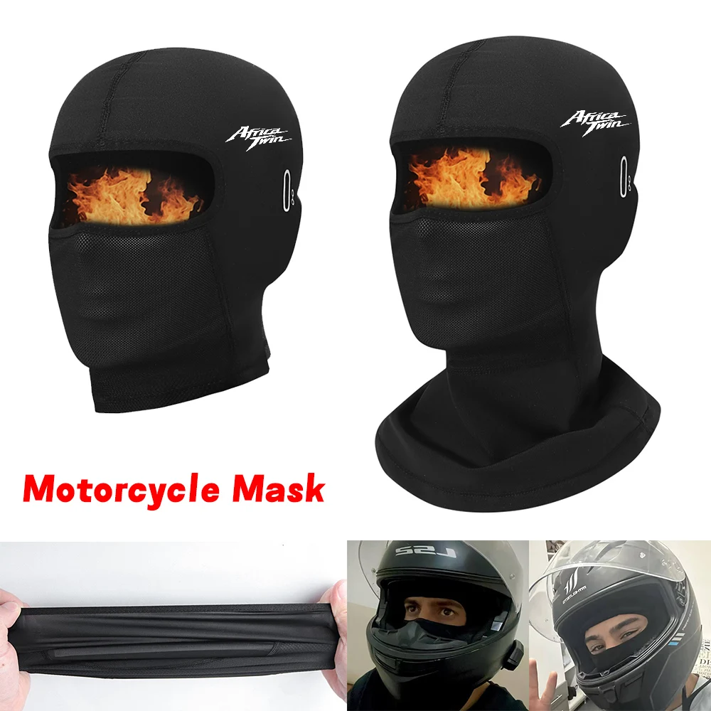 

For HONDA Africa Twin CRF 1100 1000 L CRF1100L CRF1000L 1000 Moto Scarf Hat Balaclava Cycling Full Face Mask Warm Outdoor Sports