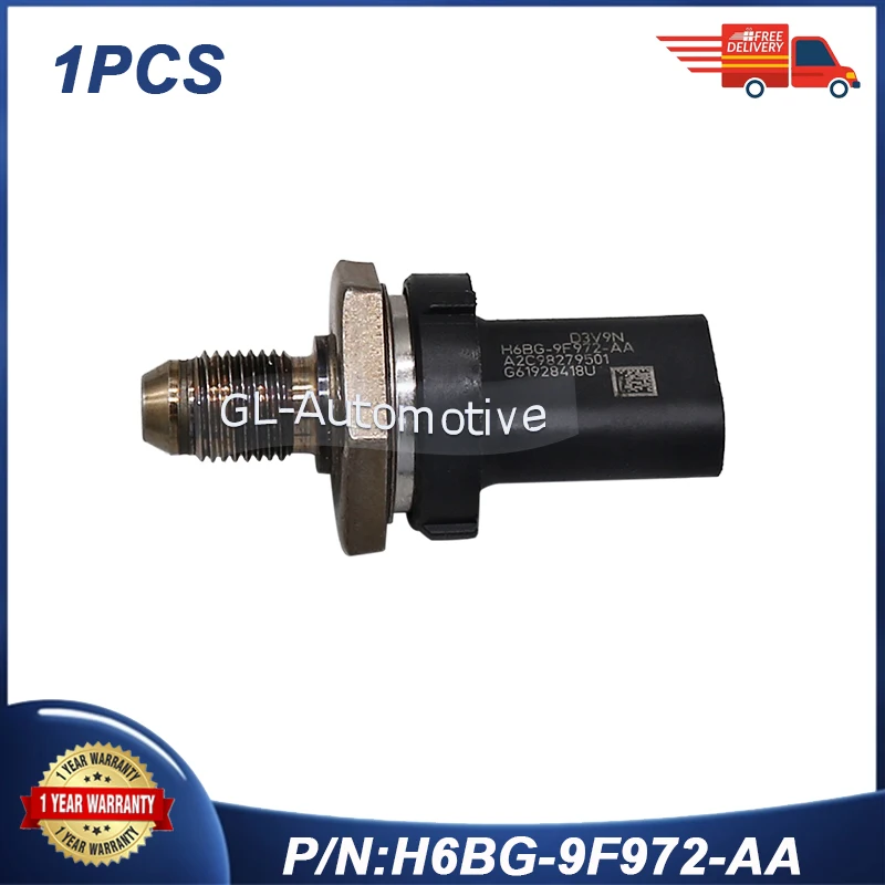 

1PCS Fuel Rail Pressure Sensor For Ford Focus C-Ma 1.0L 1.5L Turbo B3DA H6BG9F972AA A2C98279501