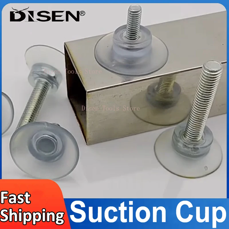 

1/2/5/10Pcs M6/M8 Transparent Screw Suction Cup Screw Glass Coffee Table Anti Slip Adjustable Foot Pad