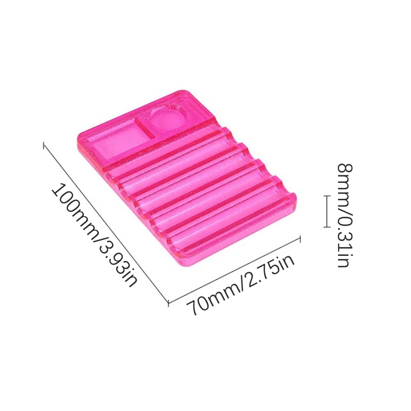 5 Grids Nail Art Painting Brush Holder Nail Brush Rack Painting Pen Rest Holder Stand UV Gel Brush Display Holder Manicre Tools