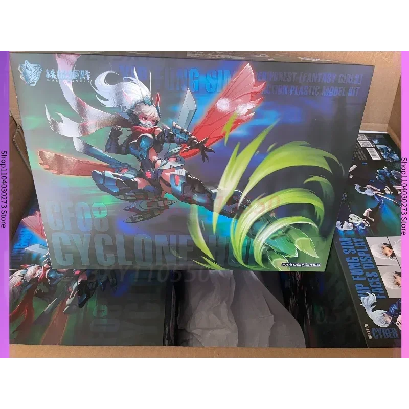 

2026 Nuke Matrix Cyber Forest Cyclone Hopper Yip Fung Sim Mecha Girl Assembly Model Kit Anime Action Figure Toy Gift For Kids