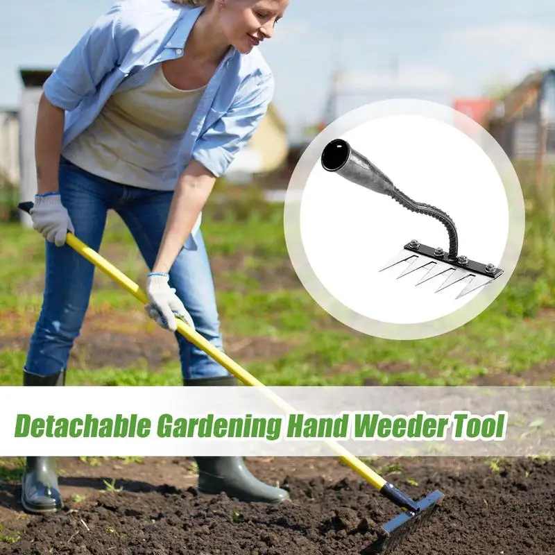 Outil de désherbage, extracteur de déracinement de jardinage, manuel détachable, griffe de désherbage, outil de jardinage ergonomique efficace