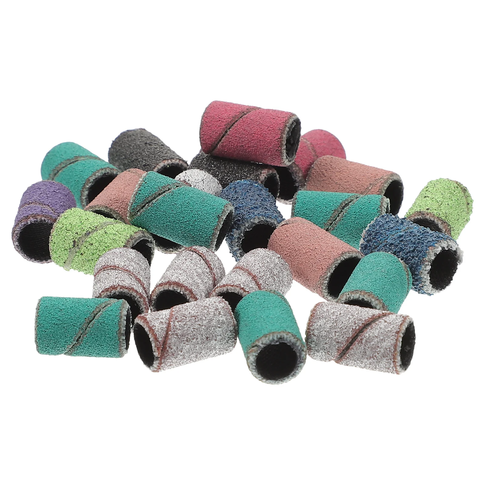 1 صندوق مسمار الحفر الرملي العصابات قسط صلابة عالية تلميع خواتم ل مانيكير التلميع تشكيل هلام مزيل طلاء الأظافر مسمار الفن #4