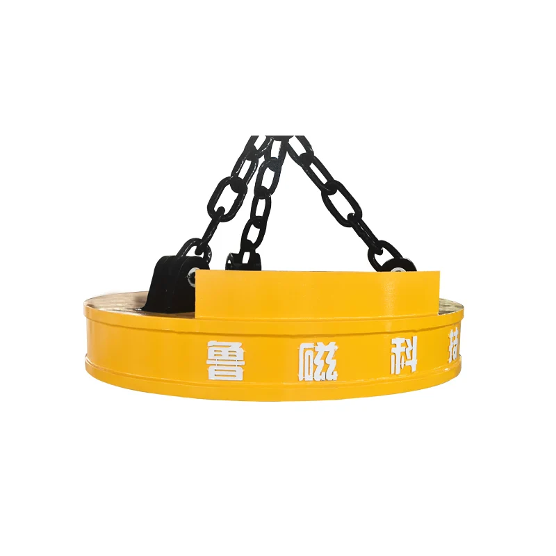 Heavy-duty electromagnetic cranes for overhead cranes - scrap metal recovery lifting magnets for overhead crane lifting equipmen