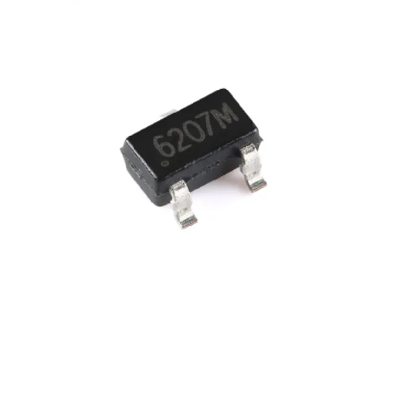 10pcs CC6207MST SOT-23 CC6207 6207M SOT-23 6207 SOT23 All-polarity Low-power Hall-effect Switch Sensor IC Chip New Original