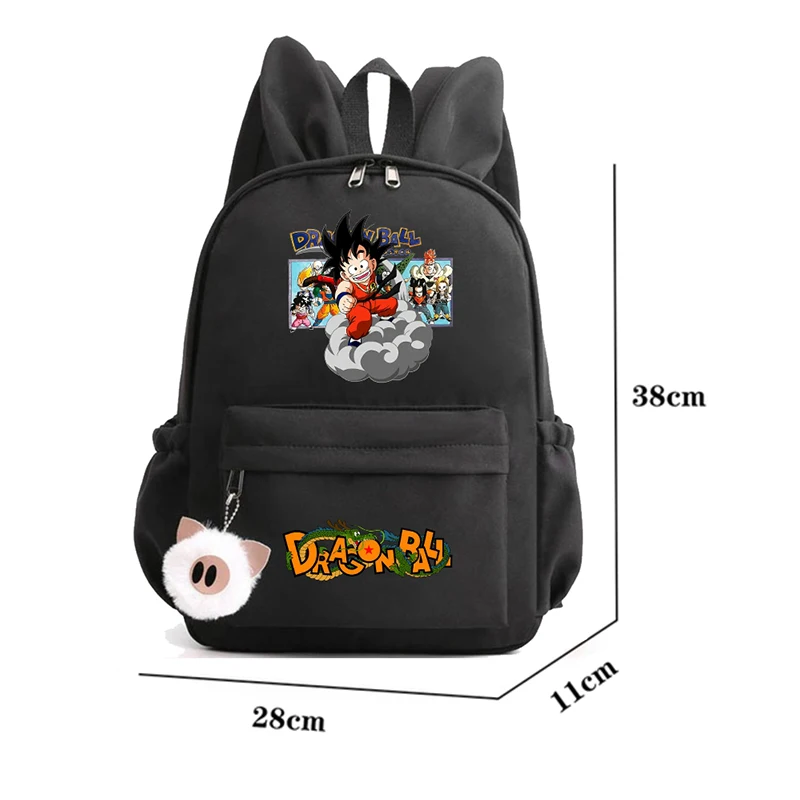 Cute Anime Dragon Ball Backpack for Girl Boy Student Teenagers Children Rucksack Women Casual School Bags Kids Birthday Gift Toy