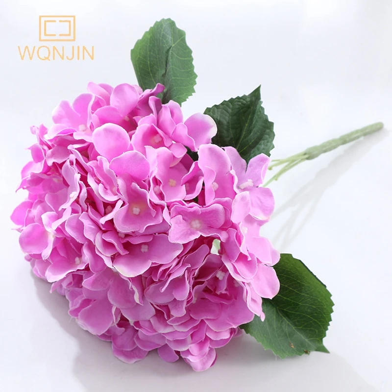 1 Strauß künstliche große Hortensie Blume nach Hause Hochzeits feier Geburtstag Neujahr Valentinstag Blumen dekor künstliche Blume – Detail 15