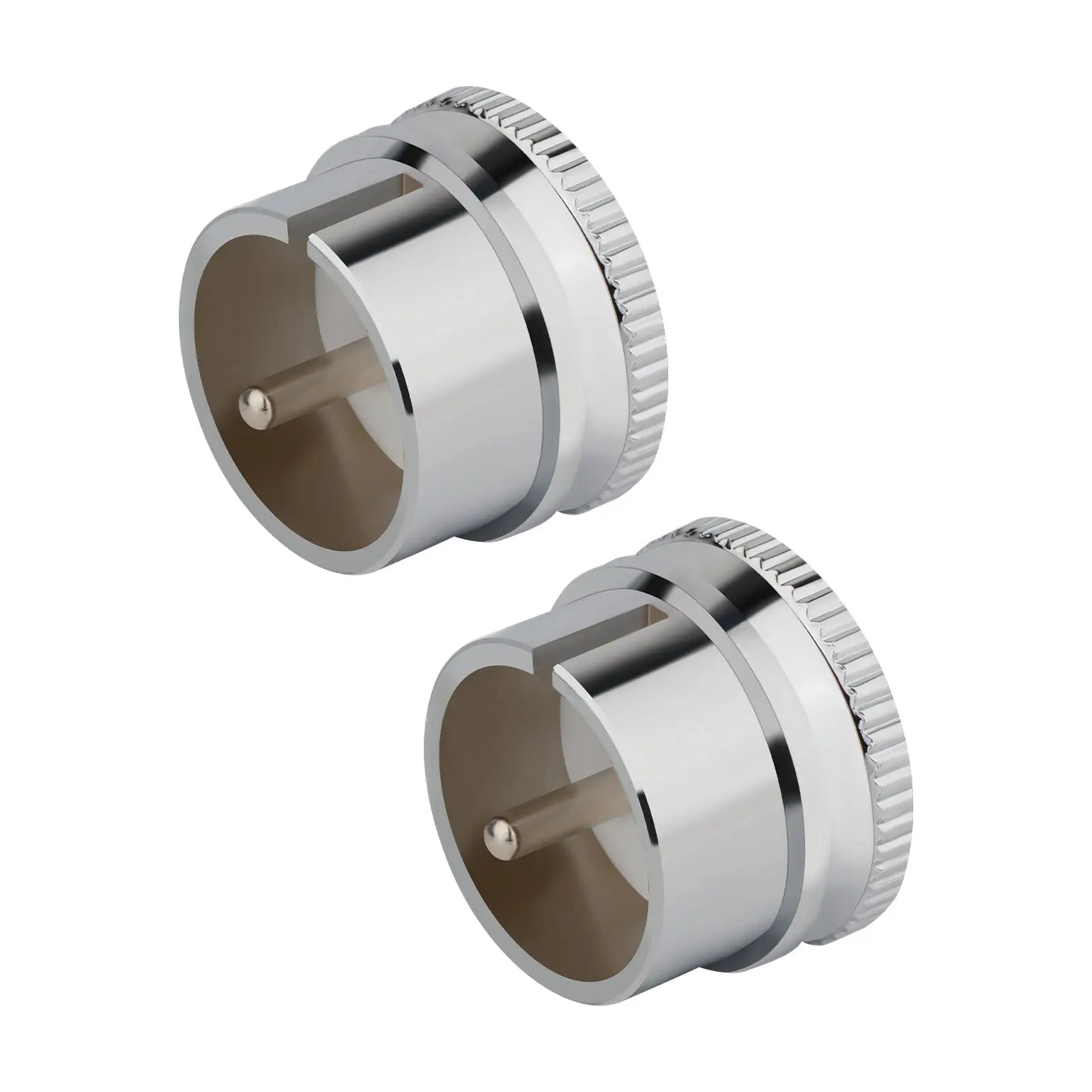 XLR Plugs 2Pcs - Dust Caps & Shorting Plugs-Dust Proof Protectors - Rhodium Plated Covers for Amplifier DVD Player Mixer Speaker