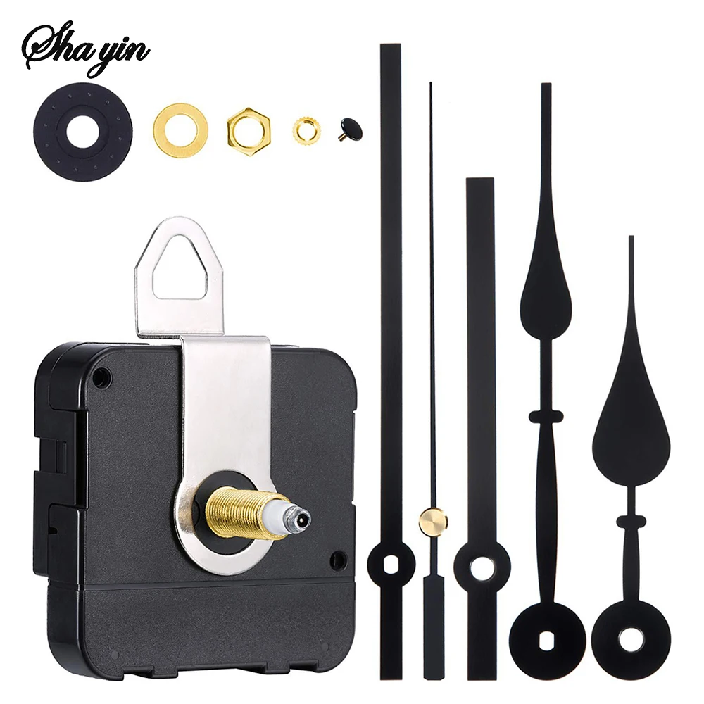 Clock Mechanism Silent Quartz Movement Machine Wall Hands Pointer Set Clockwork Table Hanging DIY Quartz Watch Repair Parts