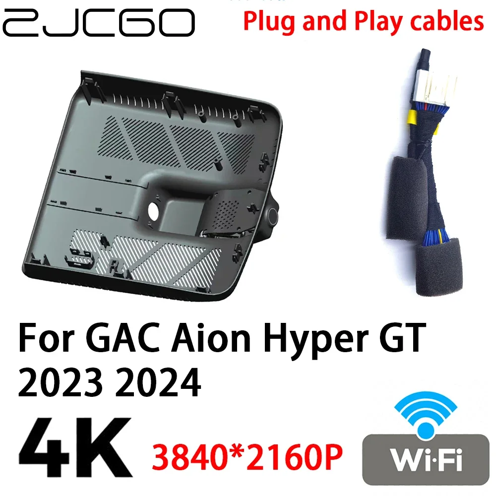 

ZJCGO 4K 2160P Car DVR Dash Cam Camera Video Recorder Plug and Play for GAC Aion Hyper GT 2023 2024