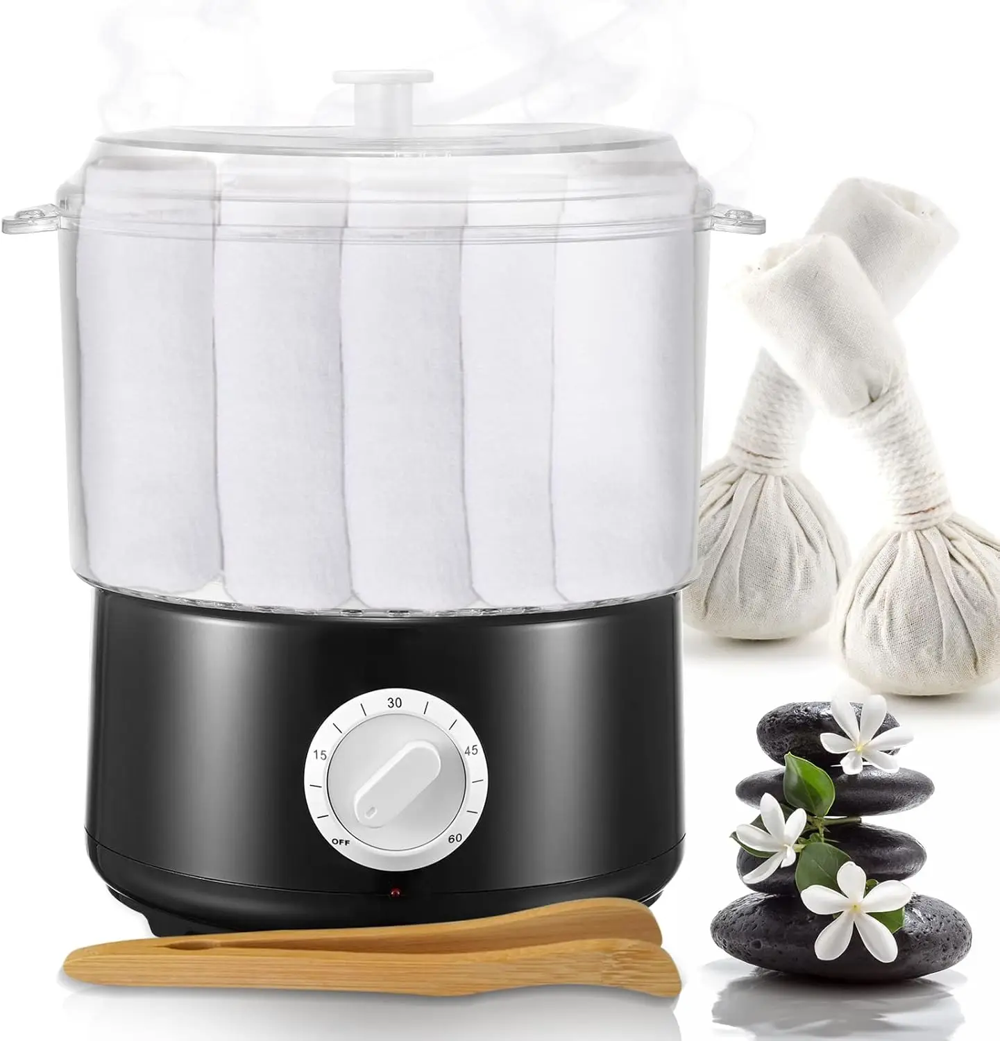 

Towel heater, towel disinfection quick heating towel steamer, personal care towel heater 200 ° C SPA skin moisturizing tool