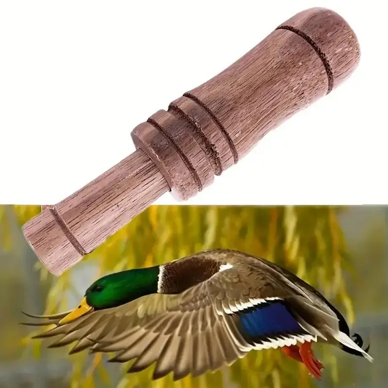 

1PCS Outdoor Duck Call Whistle Hunting Wooden Realistic Sound Turkey Locator Crow Bird Animal Caller Whistle Duck Hunting Tool