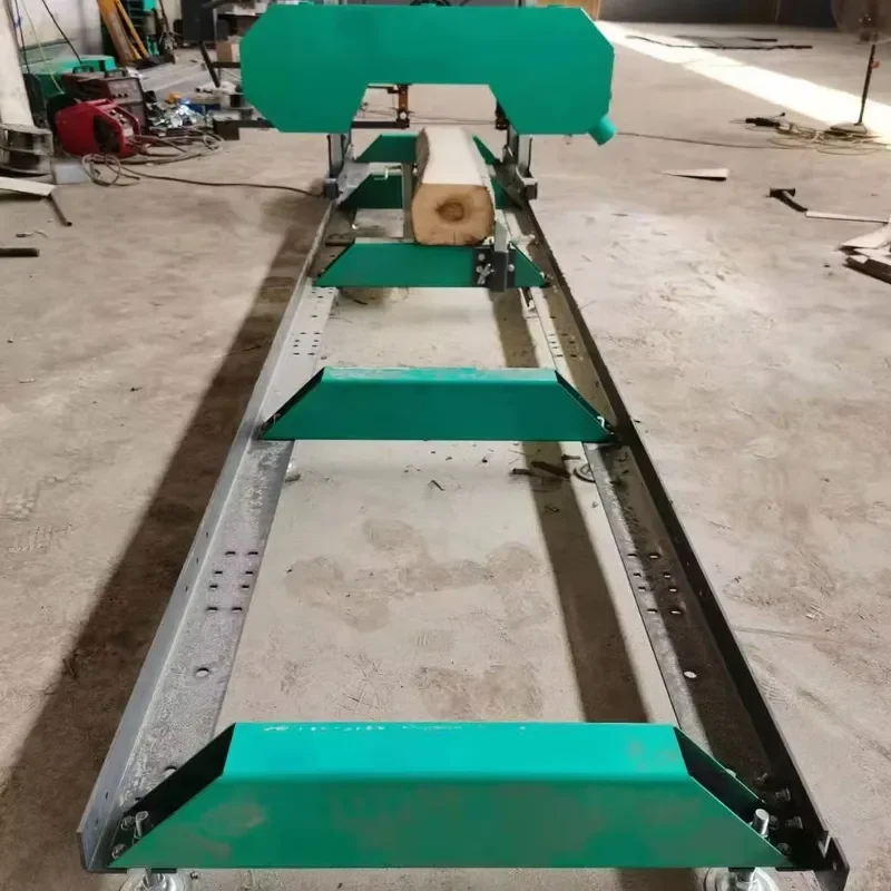 CE Certification 600mm Horizontal Band Bandsaw Mobile Saw Horizontal Log Band Sawmill for Woodworking Machine for Big Logs