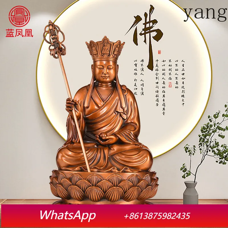 CX Kizo King Bodhisattva Buddha statue, a bronze statue ornament dedicated to Mount Jiuhua