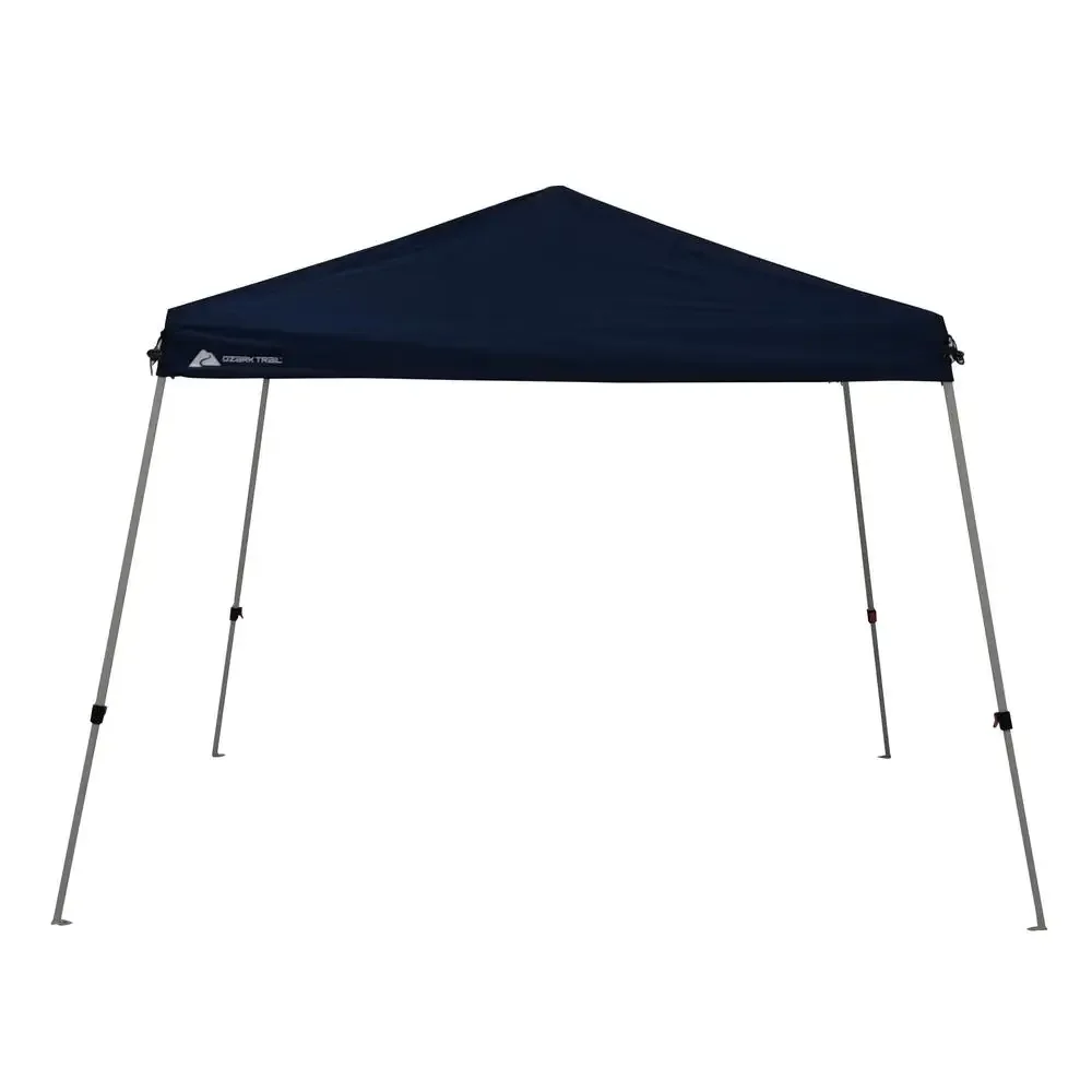 10' x 10' Lightweight Portable Canopy Tent Outdoor Events Blue UV Protection Easy Setup Carry Bag