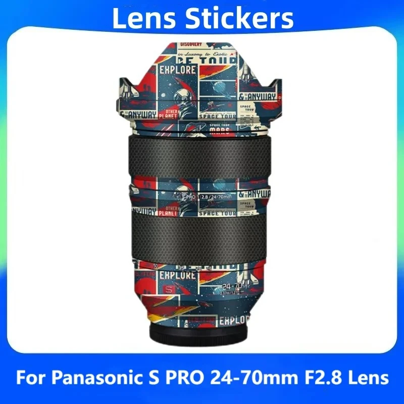 For Panasonic LUMIX S PRO 24-70mm F2.8 Anti-Scratch Camera Lens Sticker Coat Wrap Protective Film Body Protector Skin