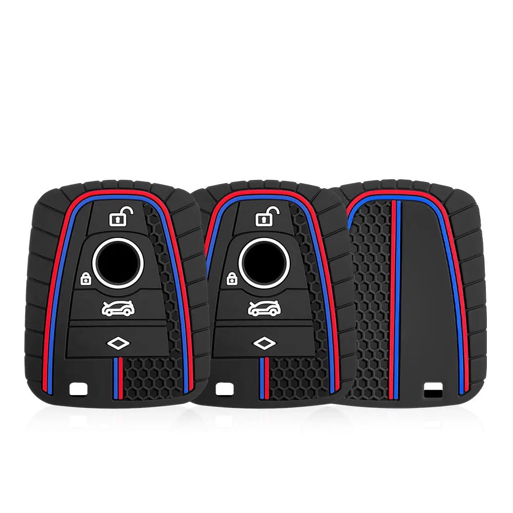 

Силиконовый 3-кнопочный защитный чехол для дистанционного управления автомобильным ключом для BMW i3 i8 Series 2014 2016 2017, аксессуары, коробка
