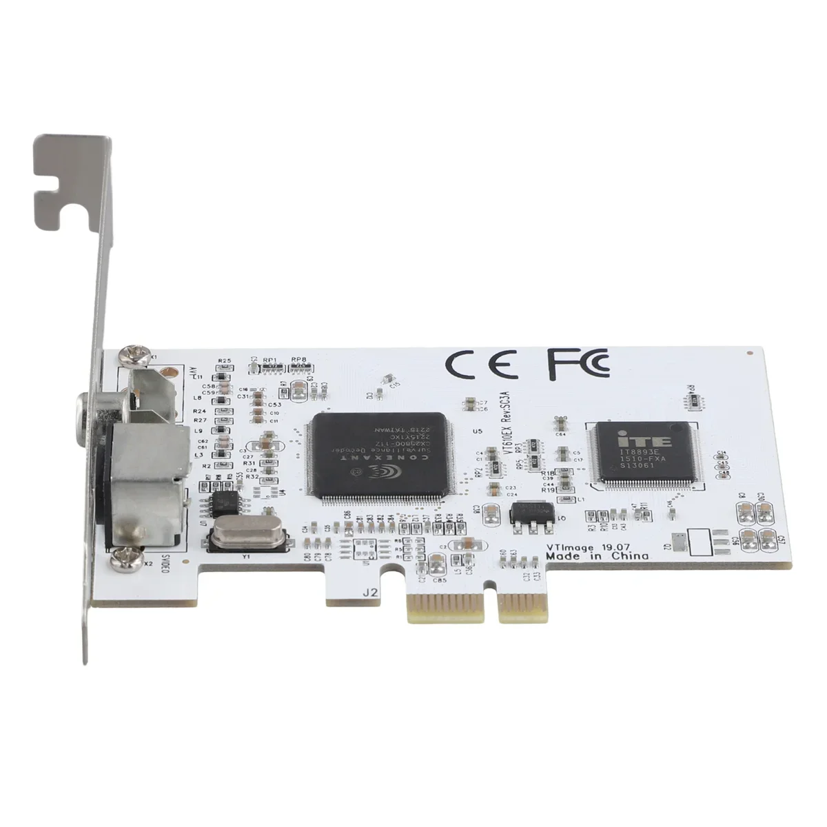 SmCp~【N13R HOT】PCIE Expansion Card PCIE To AV Surveillance HD 640X480 Resolution Video Capture Card Image Capture Card