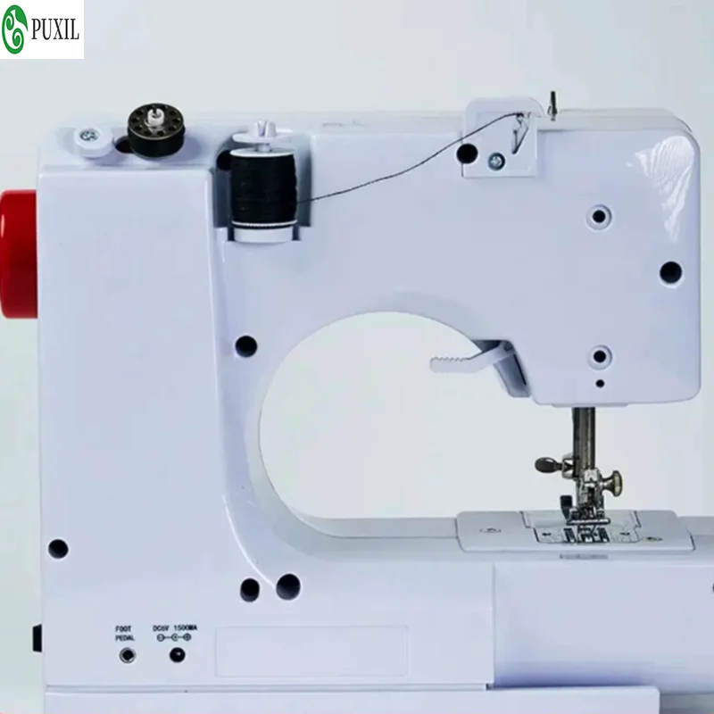 728 Mini Sewing Machine with 14 Stitches, Electric Sewing Kit, Multi-functional 14-Needle Double Stitch