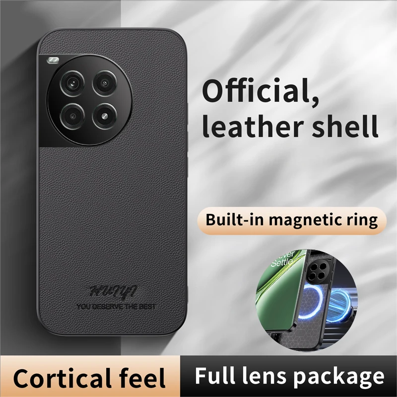 Funda Cuero OnePlus Ace 3 – Soporte Magnético Coche Antigolpes - imagen 3