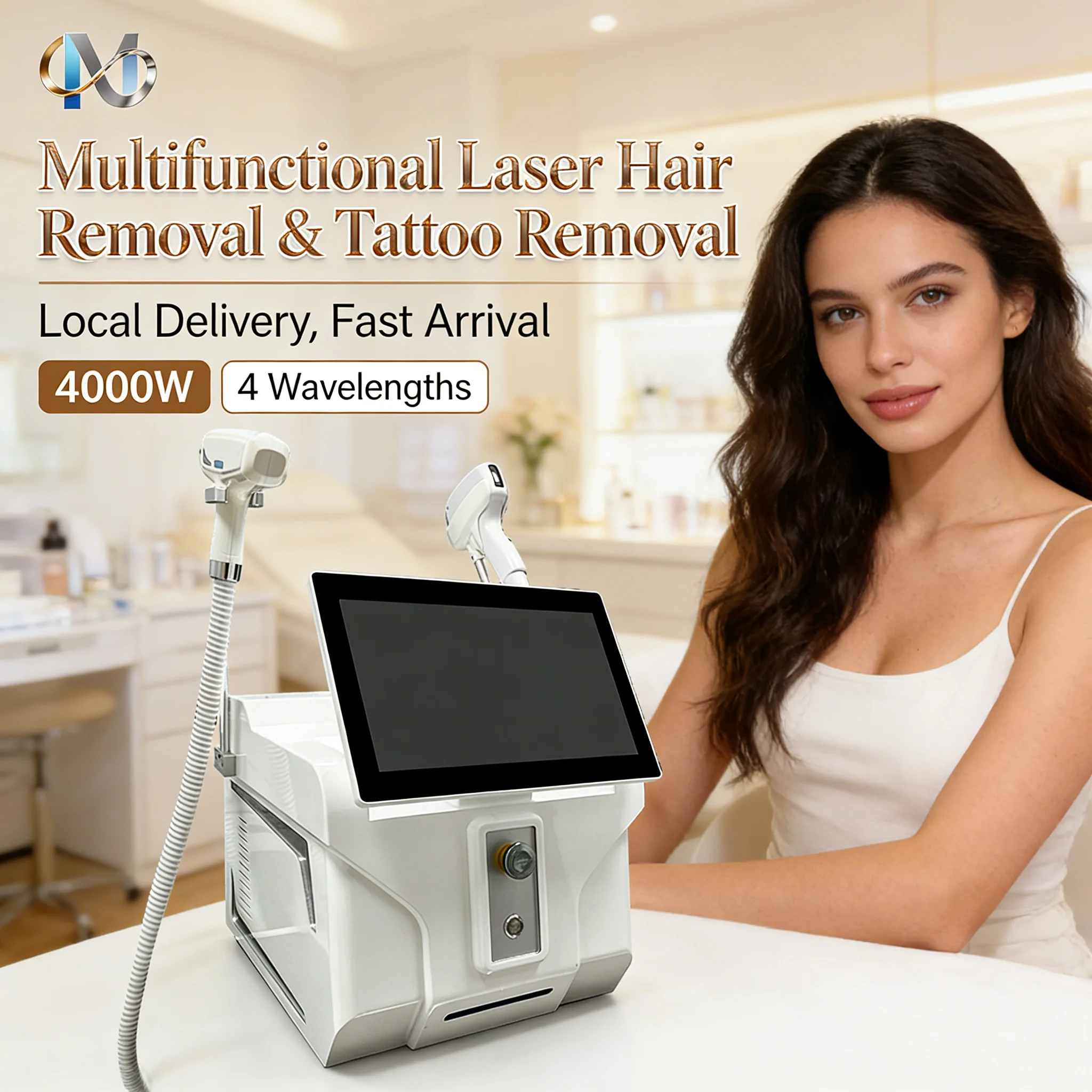 

Лучший помощник в косметологии: Профессиональный лазерный аппарат 2-в-1 (808 нм диодный) для удаления волос и татуировок, перманентный уход за кожей, быстрая доставка