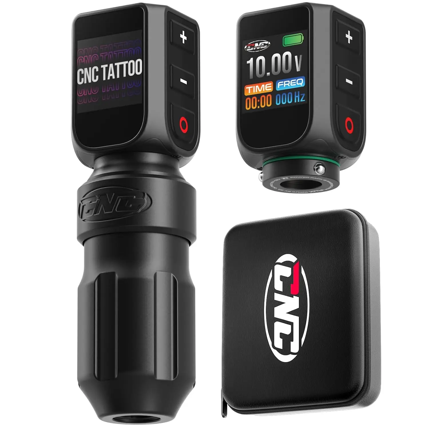 

CNC Wireless Tattoo Machine, Rotary Pen with 3200mAh Dual Batteries, LED Display, Coreless Motor for Professionals and Beginners