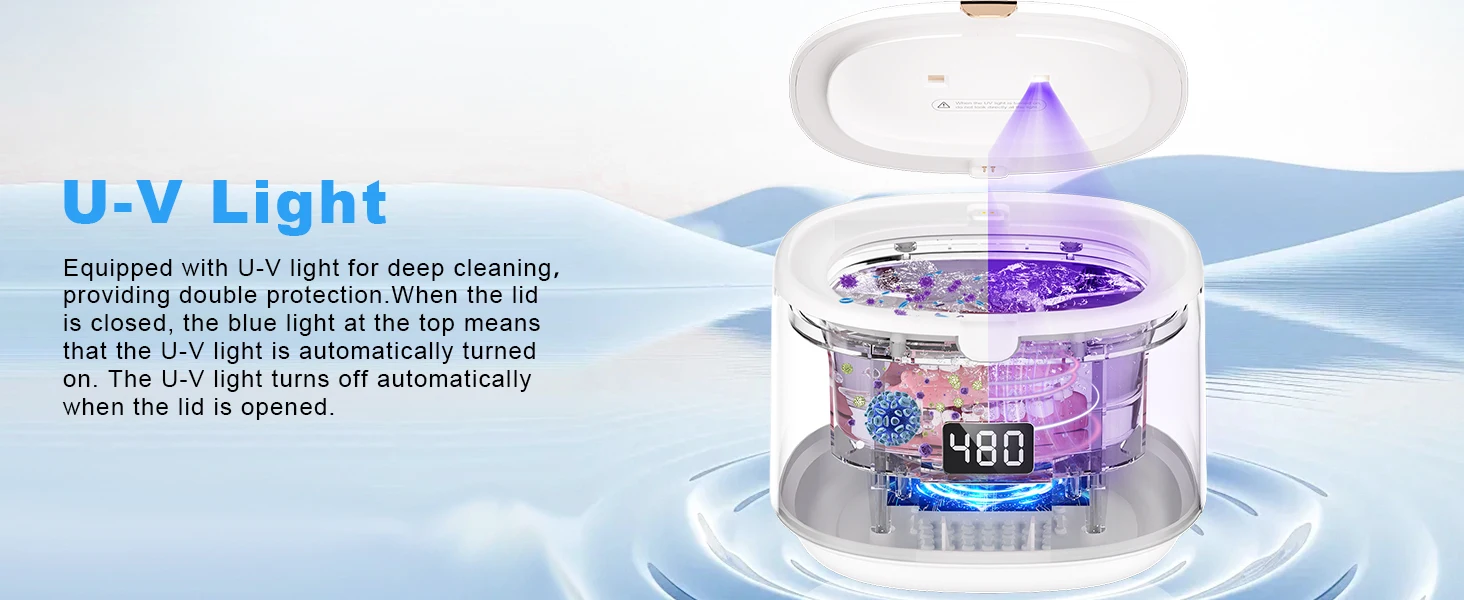 VIVIZEN Sonic Dental Cleaning Machine for Dentures