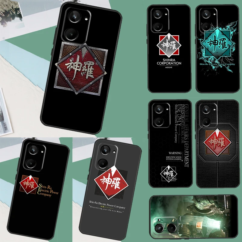 Shin Ra Fantasy Final Funda For Realme C53 C55 C35 C33 C31 C30 C25s C21Y C11 GT Neo 5 3T 2T 9 10 11 Pro Plus Case